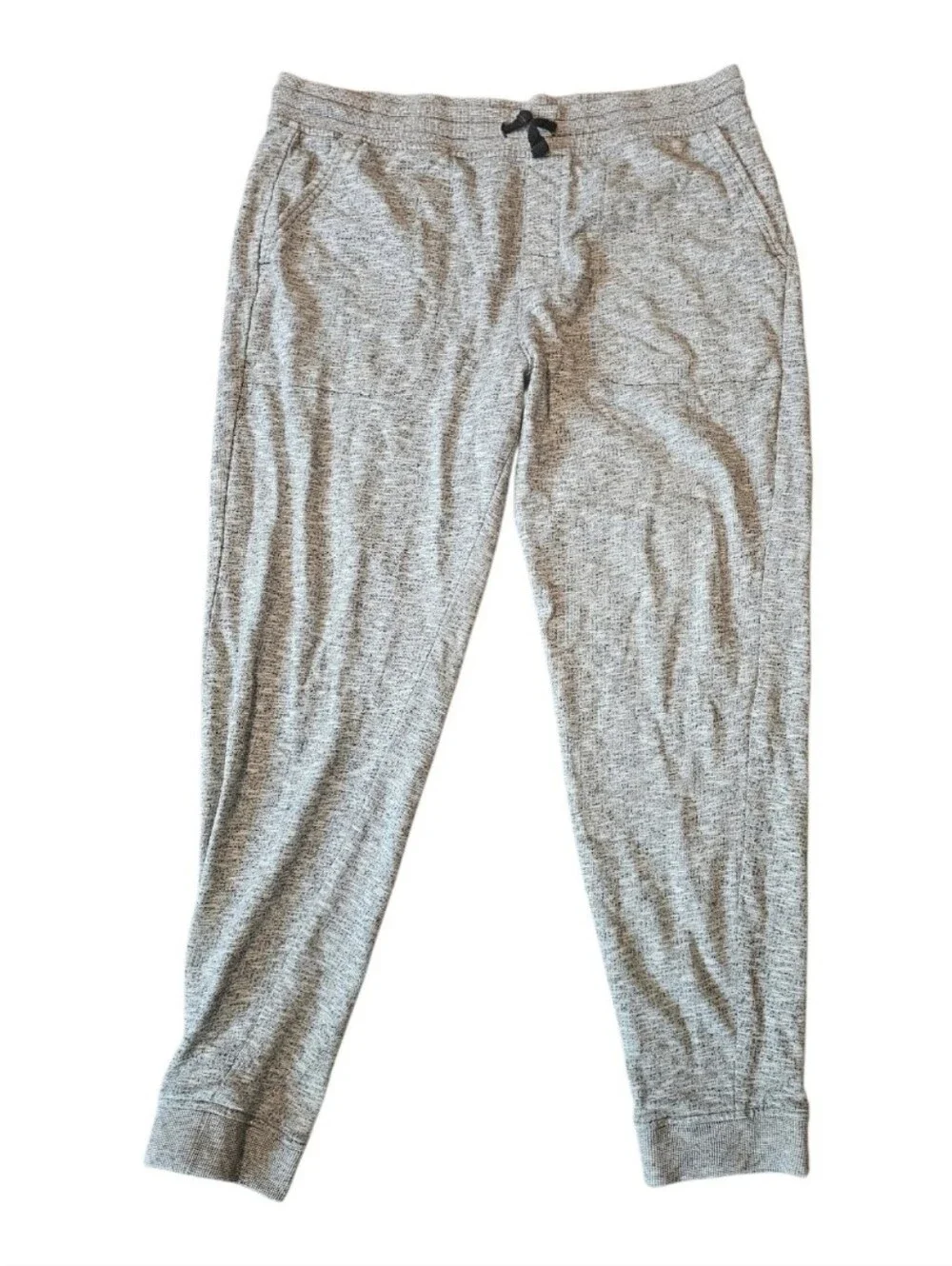 Faded Glory Men's XL Loose Sweatpants  Heather Grey Drawstring Pockets